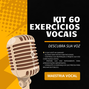 Curso 60 Exercícios Vocais em Áudio   Melhore sua voz e cante com mais força!   → Acesse: